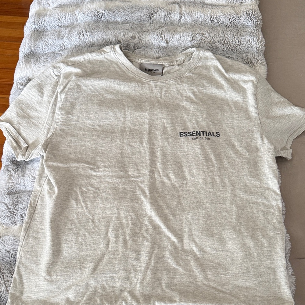 Fear of God Essentials Beige Tee